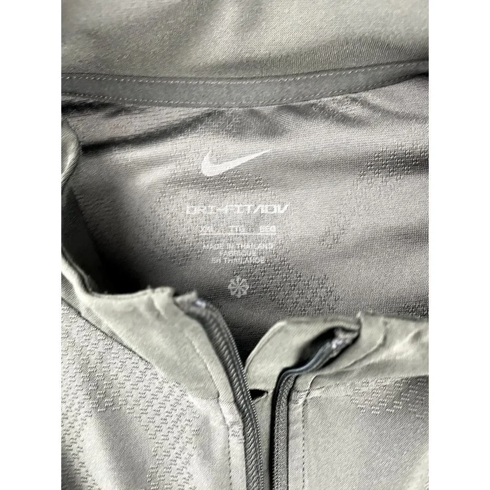 Nike Shirt Mens 2XL Gray Cleveland Cavaliers NBA Dri-Fit ADV‎ 1/4 Zip Pullover